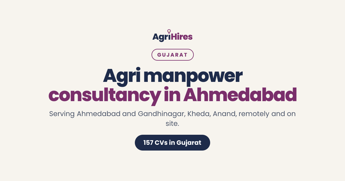 AgriHires agri manpower consultancy in Ahmedabad share card
