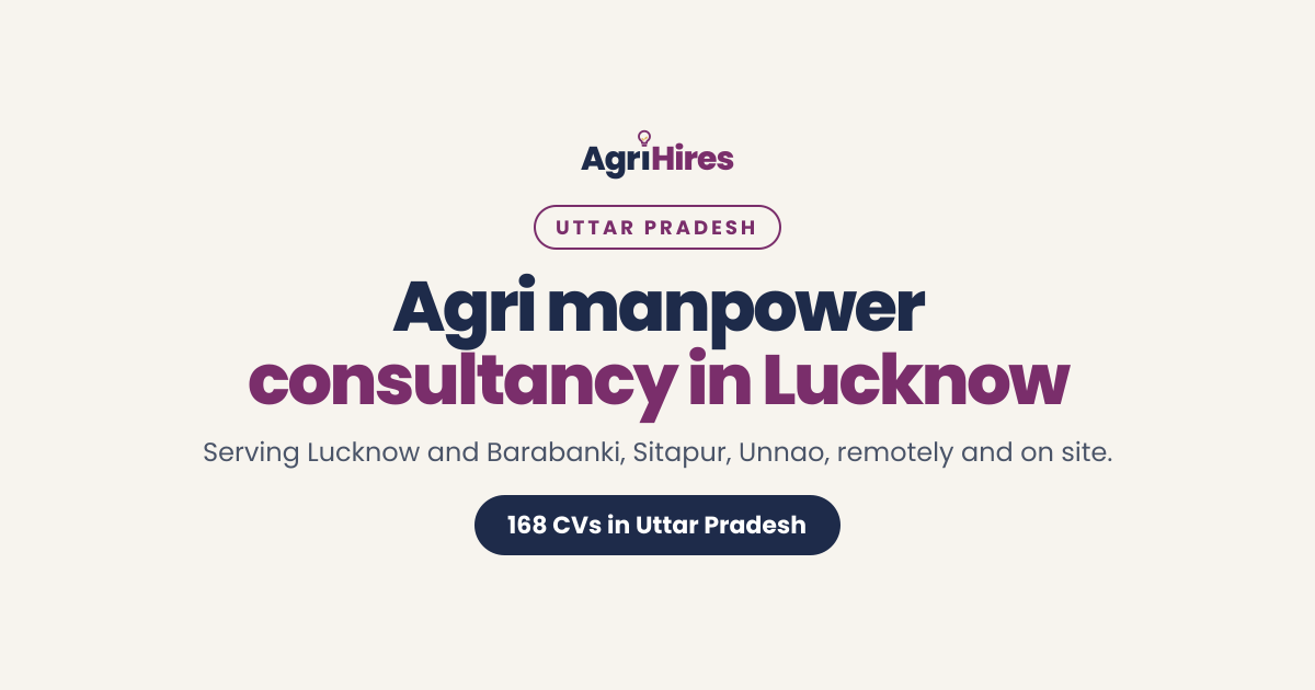 AgriHires agri manpower consultancy in Lucknow share card